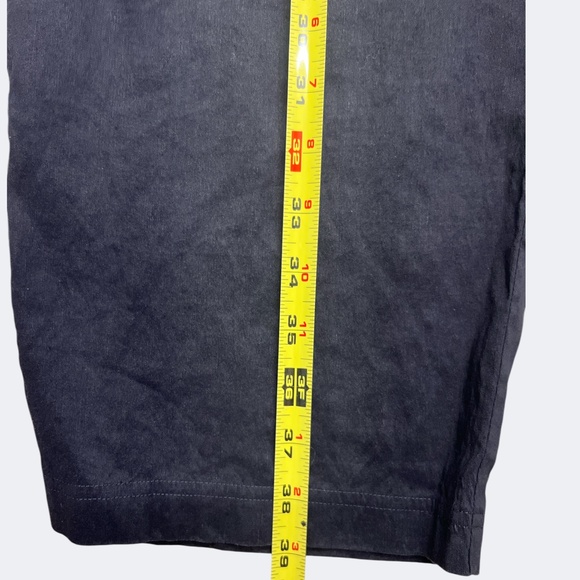 Eileen Fisher Pants Women PL Black Tapered Linen Viscose Minimalist Timeless - Picture 13 of 16